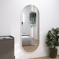 Зеркало Капсула в МДФ раме RAL 9001 — фото 1