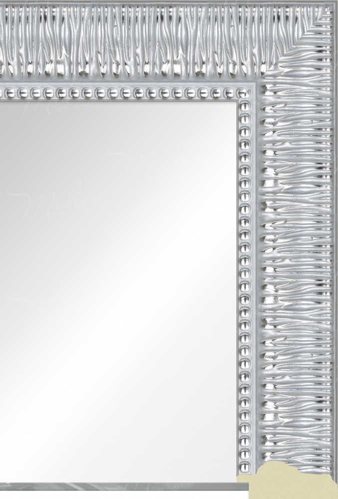 Зеркало «Эстер» серебро — фото 2