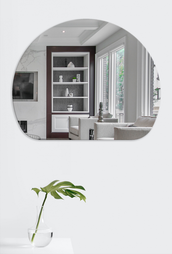 Зеркало Камень-8 осветленное — фото 1